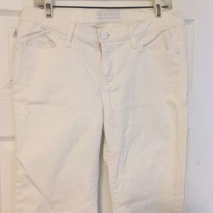 White jean pants size 12